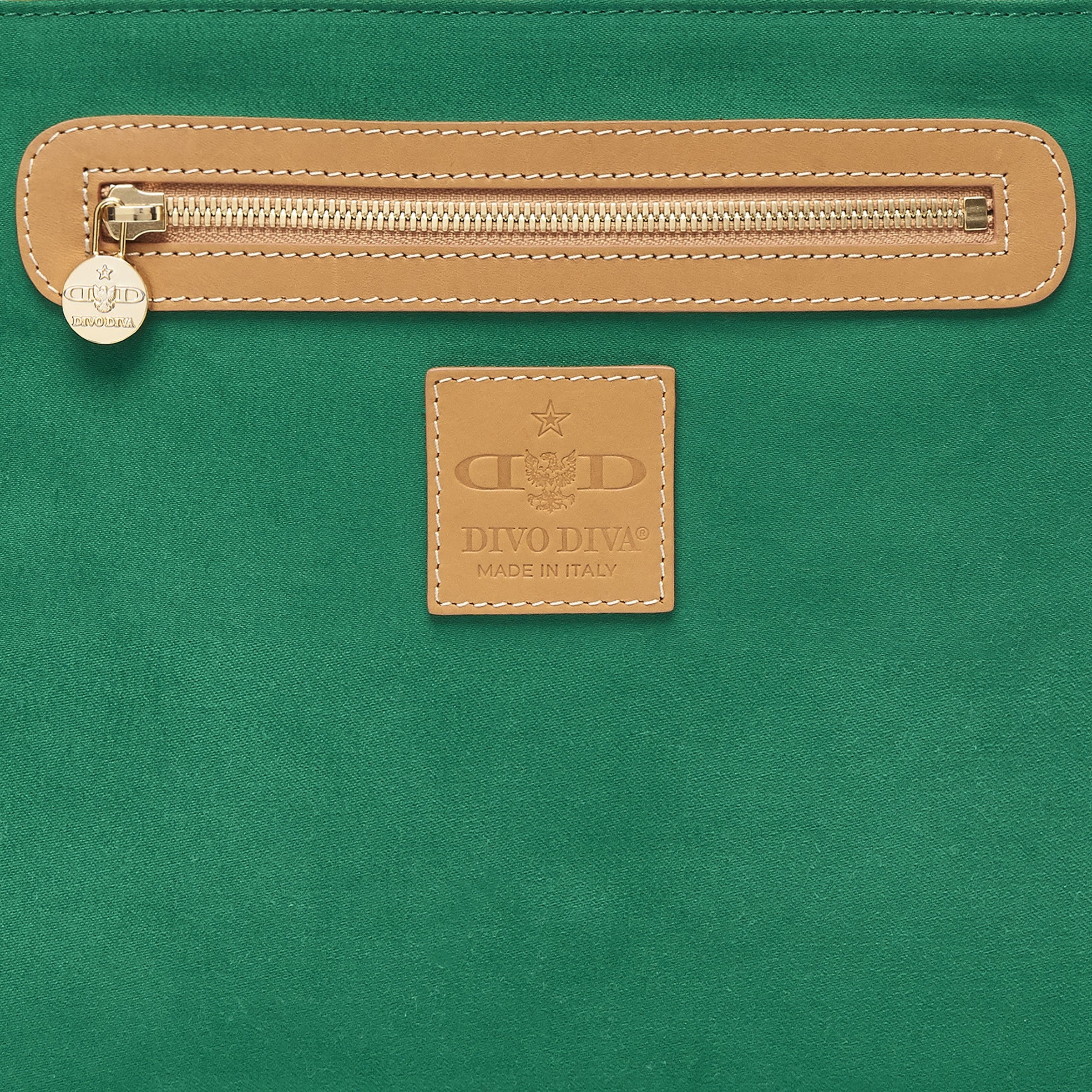 Miami Borsa shopping media con catene in Nylon con Disegno Gambling Classic Marrone/Biscotto